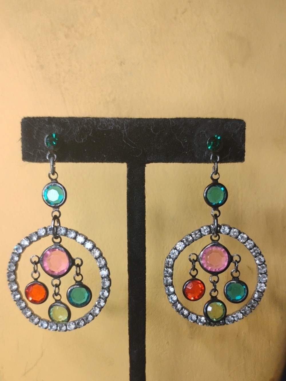 ✨💎 HANDMADE Upcycled Swarovski Crystal Drop Earrings 💎✨